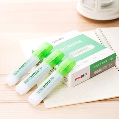 Bút Highlight Đánh Dấu Nhớ Dòng Dạ Quang Deli S625 - Nhiều Màu Sắc Tươi Sáng, An Toàn, Phù Hợp Học Tập và Văn Phòng
