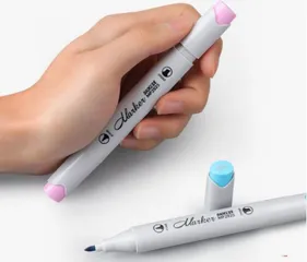 Bút Lông Màu Hai Đầu Marker Baoke MP2925 - Bút Vẽ Tô Màu An Toàn, Thiết Kế Đẹp Cho Nghệ Sĩ Và Học Sinh, Bộ 12-24 Màu Sắc Tươi Sáng