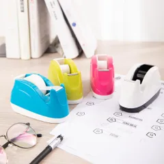 Cắt Băng Dính Cỡ Nhỏ Deli E808 - Nhiều Màu Sắc, Chất Liệu ABS, Dễ Dàng Sử Dụng Cho Văn Phòng, Học Tập và Sáng Tạo