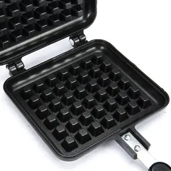 Chảo Nướng Bánh Waffle Chống Dính 2 Mặt Kích Thước 13x14cm - Dụng Cụ Làm Bánh Tiện Lợi Cho Người Yêu Thích Nấu Ăn