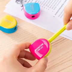 Combo 2 Chiếc Gọt Bút Chì Màu POP Deli E0578 - Gọt Bút Chì Tiện Lợi, Thiết Kế Gọn Nhẹ, Màu Sắc Nhiều Màu Chọn Ngẫu Nhiên