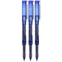 Combo 3 Bút Ký Mực Gel Ngòi 0.5mm Deli EQ20220/EQ20230 - Viết Trơn Trượt, Mực Xanh & Đen, Thiết Kế Cao Cấp, Bút Văn Phòng Học Tập