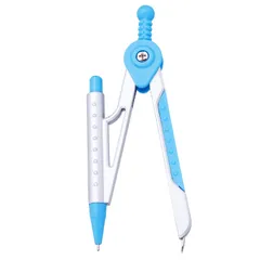 Compa Học Sinh Deli E8616 - Bộ Compa Kim Loại Bền Bỉ Có Nắp Bảo Vệ, Độ Chính Xác Cao, Ideal Cho Học Tập và Vẽ Nghe Nghệ