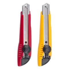 Dao Rọc Giấy Deli E2043 - Thép Hợp Kim SK5 Sắc Bén, Thiết Kế Tiện Dụng, 8 Mảnh Lưỡi Dao, Màu Sắc Thời Thượng