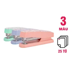 Dập Ghim Deli E0402F - Ghim Tối Đa 25 Tờ, Đế Xoay Chiều, Thiết Kế Bền và Tiện Dụng Cho Văn Phòng và Học Tập
