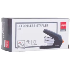 Dập Ghim Trợ Lực Deli E0370 - Dập Tối Đa 25 Trang, Thiết Kế Thông Minh, Giảm 30% Lực Tác Động, Chất Liệu Kim Loại Bền Bỉ