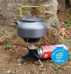 Đầu Chuyển Đổi Bếp Gas 3 Chân Gấp Gọn - Dùng Được Cho Bếp Đứng & Nằm, Chất Liệu Thép Không Gỉ, Phù Hợp Đi Camping & Dã Ngoại