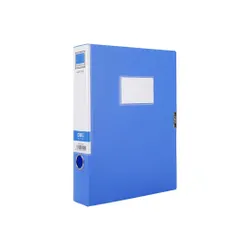 File hộp Deli W31115/W31116/W38117 - Đựng tài liệu A4 5cm/7cm/10cm, Chất liệu PP bền, Thiết kế văn phòng màu xanh dương, Tiện dụng cho công việc