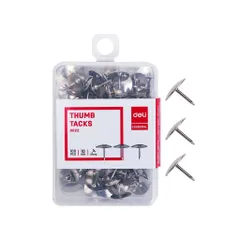 Ghim Cài Đóng Túi 3 Deli 10mm - Bộ 2 Hộp E0022 Chịu Lực Tốt, Đầu Ghim Sắc Nhọn, Đẹp và Tiện Dụng cho Tường và Gỗ Mềm