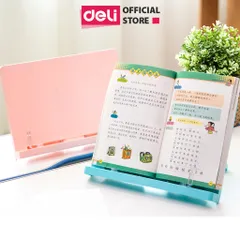 Giá đỡ sách để bàn Deli 70530 cho bé - Giúp đọc dễ dàng, chống cận thị, tiết kiệm không gian học tập, thích hợp cho trẻ em.