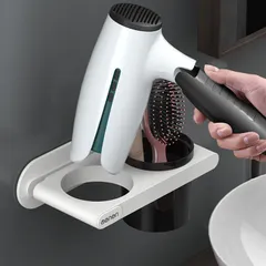 Giá Treo Máy Sấy Tóc Dán Tường Oenon Tiện Dụng - Kệ Để Đồ Đa Năng Và Gọn Gàng Cho Phòng Tắm