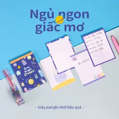 Giấy Note Ghi Chú Hoạt Hình Deli x Little Hungry Devil 21720 - Thiết Kế Dễ Thương, Chống Nước, Tiện Dụng Cho Mọi Nhu Cầu