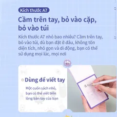 Giấy Note Ghi Chú Hoạt Hình Deli x Little Hungry Devil 21720 - Thiết Kế Dễ Thương, Chống Nước, Tiện Dụng Cho Mọi Nhu Cầu