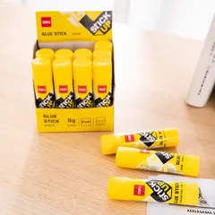 Hồ khô Deli 8g Kết dính mạnh - Hộp 12 lọ EA20010 - Đồ thủ công chất lượng cao, khô nhanh, ít mùi, hiệu suất tối ưu