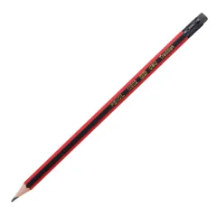 Hộp 12 Bút Chì 2B Đầu Tẩy Deli W10902 Thân Lục Giác - Dụng Cụ Học Tập Chất Lượng Cao, Tiện Lợi Cho Học Sinh, Sinh Viên