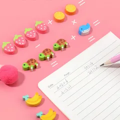 Hộp tẩy học sinh Deli đủ màu 20 chiếc 7533 - Bộ tẩy đáng yêu cho trẻ em, dụng cụ học tập tiện lợi cho trường học và văn phòng