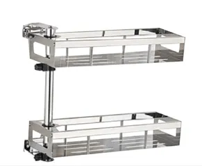 Kệ Gia Vị Xoay 180 Độ Oenon - Inox SUS304 Chất Lượng Cao, Có Thể Điều Chỉnh Chiều Cao, Tiện Lợi Cho Căn Bếp Gọn Gàng