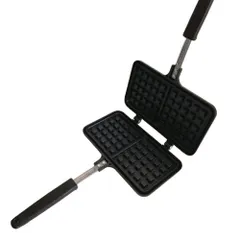 Chảo Nướng Bánh Waffle Chống Dính 2 Mặt Kích Thước 13x14cm - Dụng Cụ Làm Bánh Tiện Lợi Cho Người Yêu Thích Nấu Ăn