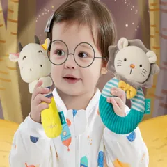 Lục Lạc Cầm Tay Hình Thú Cao Cấp KUB - Đồ Chơi Thông Minh Cho Trẻ Sơ Sinh Phát Triển Giác Quan, Màu Sắc Bắt Mắt, Dễ Cầm Nắm
