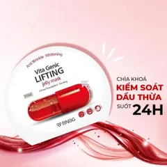 Mặt Nạ BNBG Vitamin A 20.000ppm - Hỗ Trợ Nâng Cơ, Trẻ Hóa Da Từ Cây Xương Rồng Jeju - Giúp Da Sáng Hồng Tự Nhiên, 10 Miếng