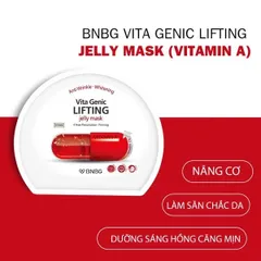 Mặt Nạ BNBG Vitamin A 20.000ppm - Hỗ Trợ Nâng Cơ, Trẻ Hóa Da Từ Cây Xương Rồng Jeju - Giúp Da Sáng Hồng Tự Nhiên, 10 Miếng