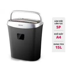 Máy Hủy Tài Liệu Cao Cấp Deli 9921/9928/9929 - Hủy Giấy, Thẻ Tín Dụng, Thiết Kế Nhỏ Gọn, Bảo Mật Thông Tin, Tiết Kiệm Thời Gian