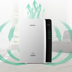Máy Lọc Không Khí Nobico J001 Plus - Khử Mùi, Khử Trùng UV, Bộ Lọc HEPA 4 Lớp, Phù Hợp Diện Tích 30m2, Chức Năng Hẹn Giờ, Thiết Kế Hiện Đại