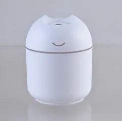 Máy Tạo Độ Ẩm Để Bàn Phun Dầu Thơm Kiêm Đèn Ngủ Mini USB - Thiết Bị Đa Năng Cho Không Gian 15-20m², Sạc Pin 6 Giờ