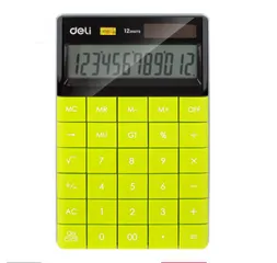 Máy Tính Để Bàn Thông Minh Deli E1589 - 12 Số, Màn Hình LCD Dễ Đọc, Thiết Kế Gọn Nhẹ, Nút Bấm Nhạy, Phù Hợp Văn Phòng, Học Tập