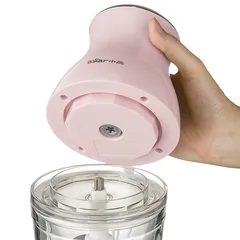 Máy Xay Thực Phẩm Đa Năng Bear SML QSJ-B02U2 - Công Suất 220W, Cối Thủy Tinh 600ml, Thiết Kế Thông Minh, Cách Dùng Dễ Dàng
