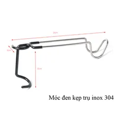 Móc Treo Đa Năng Cắm Trại Dã Ngoại - Thép Không Gỉ Chống Trượt, Phù Hợp Với Mọi Hoạt Động Ngoài Trời, Chịu Tải Tối Đa 50kg