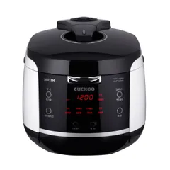 Nồi Cơm Điện Cao Tần Cuckoo 1.8L CRP-HMF1070SB - Công Nghệ Nấu Nhanh, Tự Động Vệ Sinh, Sang Trọng Đen Trắng