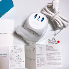 Ổ Cắm Điện Anker PowerStrip Cube A9134 - 1 Cổng Sạc Nhanh Type C 30W, 2 Cổng USB, 3 Cổng AC, Thiết Kế Nhỏ Gọn, Tiện Lợi Sạc 6 Thiết Bị Đồng Thời
