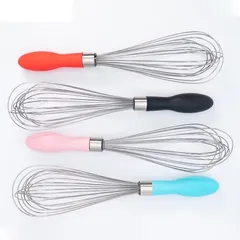 Phới Lồng Đánh Trứng Silicon Unibaker MB718 - Dụng Cụ Nhà Bếp Tiện Lợi, Đánh Bông Hỗn Hợp Chất Lượng Cao