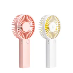 Quạt Cầm Tay Mini Deli 85801 - Quạt Sạc USB Nhanh Chóng, Thiết Kế Nhỏ Gọn, Dễ Dàng Mang Đi - Màu Hồng và Trắng
