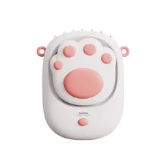 Quạt Đeo Cổ Hình Chân Mèo Remax F6 - Quạt Tích Điện Thời Trang 3 Tốc Độ, Dễ Thương, Sử Dụng Liên Tục 10 Giờ