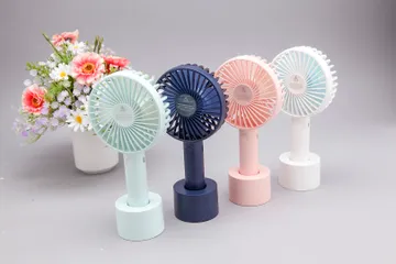 Quạt Tích Điện Mini Phun Sương Để Bàn Solove N9 - Quạt Mát Cầm Tay Tiện Lợi, Dung Lượng Pin 2000mAh, Phun Sương Mát Lành