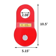 Ròng rọc Ruggel 10 tấn cho Offroad - Thiết bị cắm trại chất lượng cao, dễ sử dụng và bảo quản, phù hợp cho xây dựng và vận chuyển hàng hóa