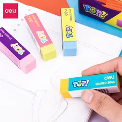 Cục Tẩy 2B Deli E3045 Nhiều Màu, Tẩy Xóa Dễ Dàng Có Mùi Thơm, Thiết Kế Tiện Dụng Cho Học Sinh Và Văn Phòng