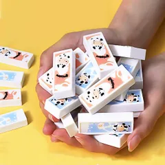 Tẩy Hình Vẽ Bò Sữa Deli 71119 - Tẩy Dễ Thương Dành Cho Trẻ Em, Thiết Kế Nhỏ Gọn, Tẩy Xóa Sạch Sẽ, Không Hỏng Giấy