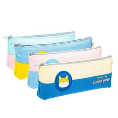 Túi Đựng Bút Deli 67172 Chất Vải Canvas Dày Dặn - Đồ Dùng Cá Nhân Thời Trang, Thiết Kế Ngăn Rộng, Phù Hợp Học Tập và Mỹ Phẩm