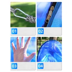 Võng Dã Ngoại Chống Côn Trùng Có Vòng Thép - Chất Liệu Polyester Bền Bỉ, Chịu Tải 200kg, Tiện Lợi Cho Gia Đình Cắm Trại Nhỏ