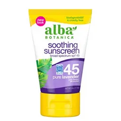 Kem Chống Nắng Oải Hương Alba Botanica SPF 45 - Bảo Vệ Da Tối Ưu, Thẩm Thấu Nhanh, Chống Nước 80 Phút, Chiết Xuất Thiên Nhiên