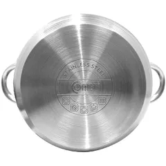 Bộ 3 Nồi Inox 5 Đáy Comet CH36-01 - Chất Liệu Inox 304 Cao Cấp, Thiết Kế Hiện Đại, Dung Tích 1.5L, 3.0L, 5.0L, Bảo Hành Chất Lượng