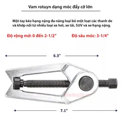 Bộ Dụng Cụ Vam Cảo Rotuyn 5 Chi Tiết - Công Cụ Bảo Dưỡng Sửa Chữa Hệ Thống Lái Chuyên Nghiệp, Chất Lượng Cao