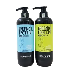 Bộ Dầu Gội Xả Chăm Sóc Tóc Chuyên Sâu Delofil Arganoil Protein - Giúp Tóc Chắc Khỏe, Mềm Mượt Tự Nhiên, 500ml/800ml