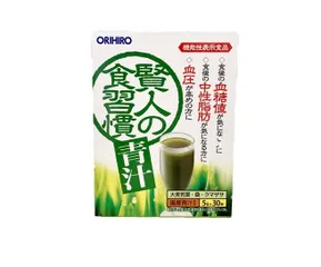 Bột Rau Xanh Mầm Lúa Mạch Sage Orihiro - Bổ Sung Chất Xơ, Vitamin, Hỗ Trợ Thanh Lọc Cơ Thể và Giảm Mỡ Máu 30 Gói Nhật Bản