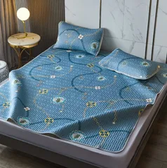 Chiếu Điều Hòa Tencel Latex Cao Su Non 3D Kèm Gối - Giải Pháp Mát Lạnh Cho Mùa Hè, Thiết Kế Êm Ái, Đa Dạng Kích Thước
