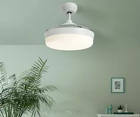 Đèn Quạt Trần Thông Minh Xiaomi Yeelight C1060 - Đèn LED & Quạt 2 Trong 1, Điều Khiển Từ Xa, Thiết Kế Gọn Gàng, Tiết Kiệm Điện