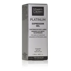 Gel giảm nếp nhăn mắt và môi MartiDerm Platinum Expression Gel 15ml - Ngăn ngừa lão hóa, làm căng da, tăng cường collagen, phù hợp mọi loại da